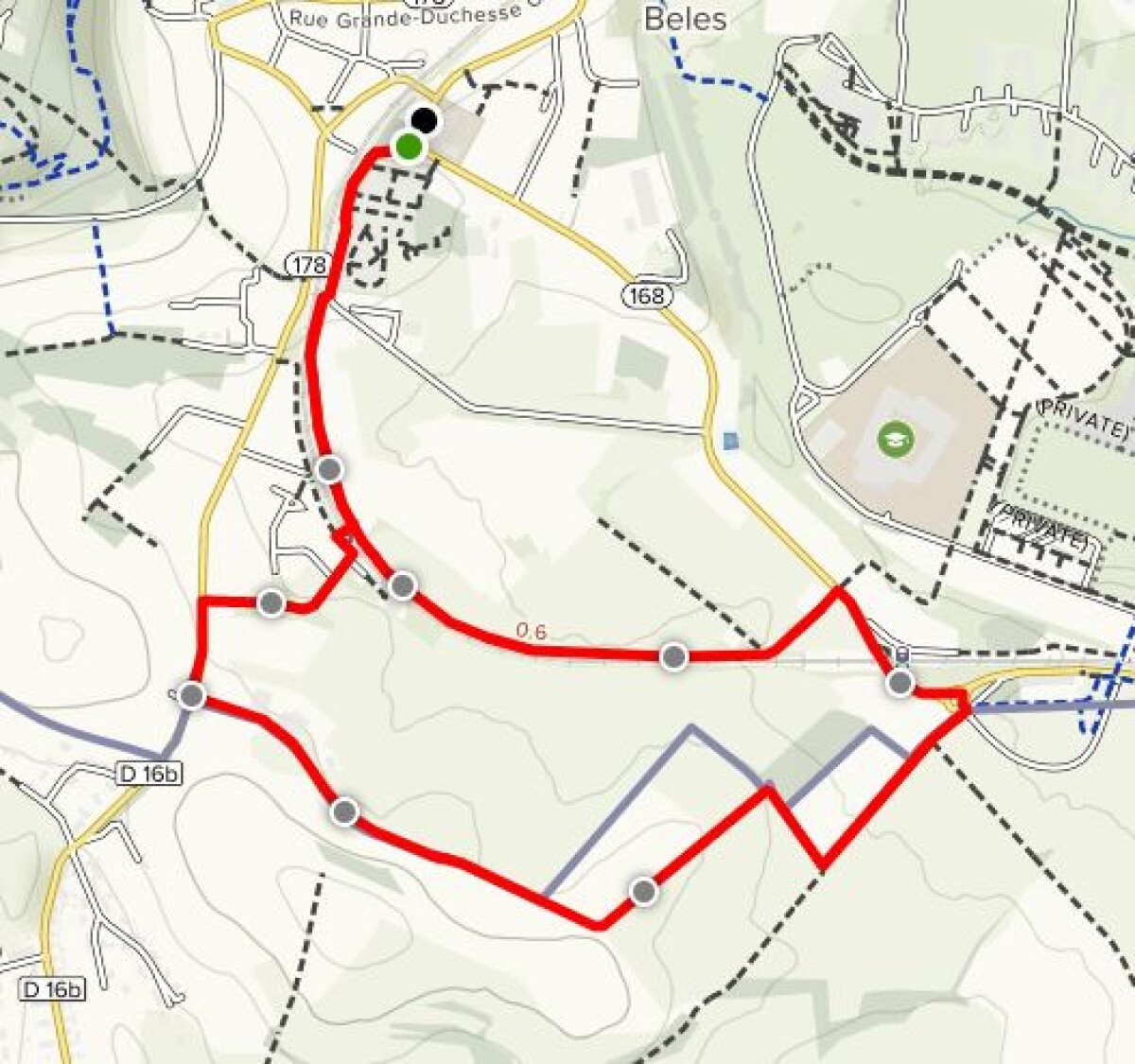 Run for fun 4,3 km — Parcours 4,3 km