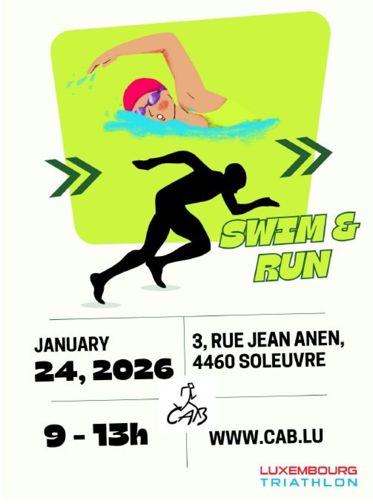 Dépliant — CAB Swim and Run