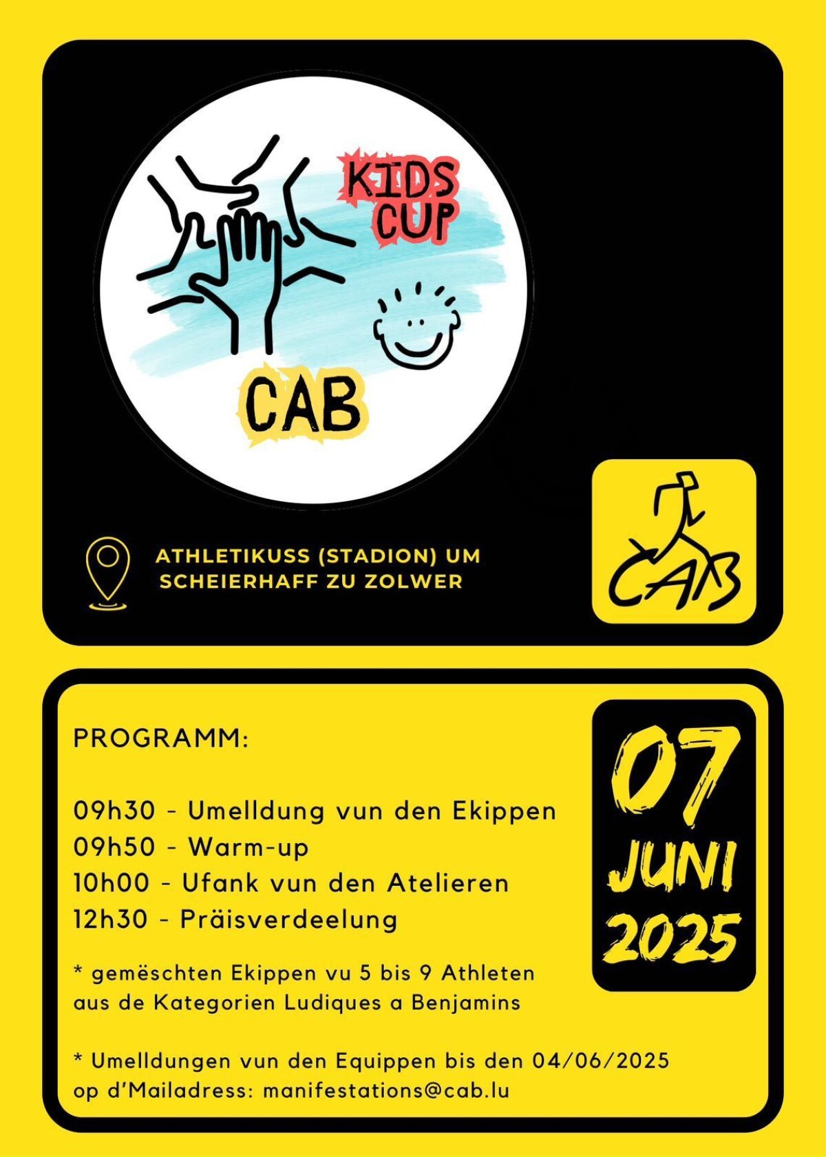 Flyer — Kidscup 07 Juni 2025